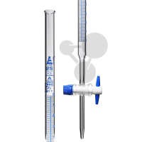 Burette Schellbach robinet PTFE Classe A 25 ml/0,1