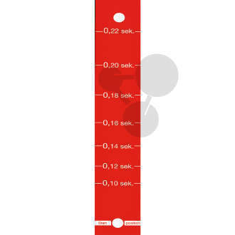 Temps de réaction (15 réglettes)