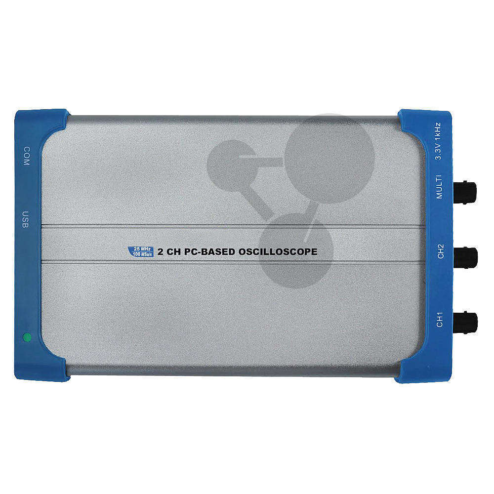 Oscilloscope USB 2x25MHz