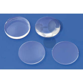 Lot de 4 lentilles en verre